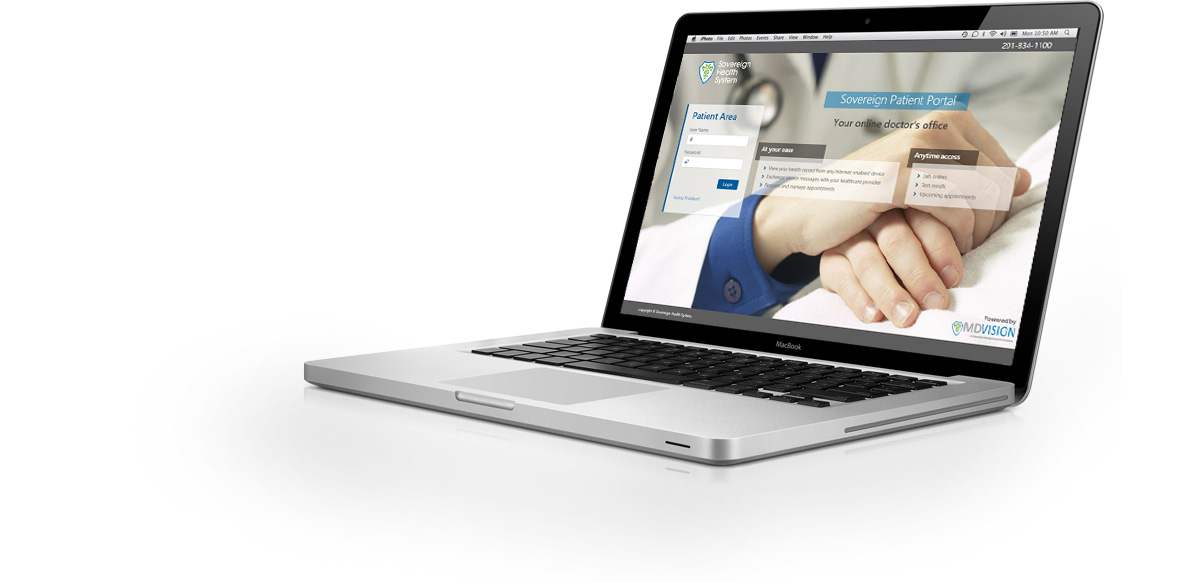 patient portal laptop
